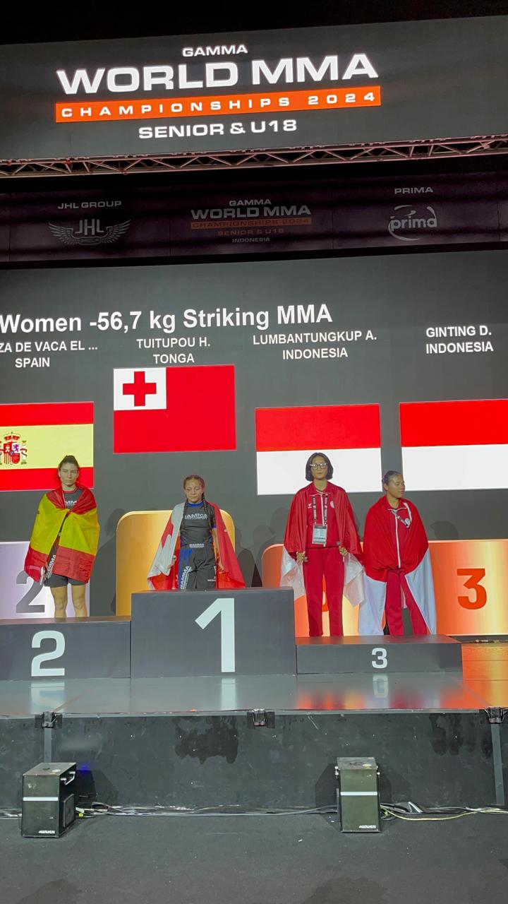 Polwan Polda Sumut Raih Prestasi Dunia di Kejuaraan MMA 2024