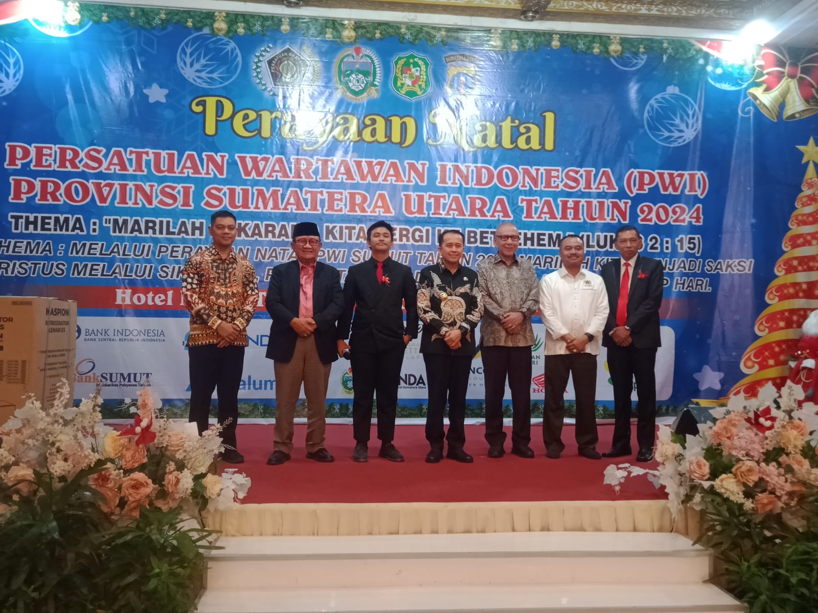 Pj Gubsu Agus Fatoni: Selamat Merayakan Natal, Ketua PWI Sumut: Kita Siap Dukung