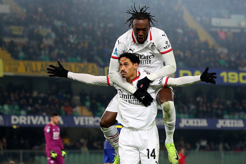 AC Milan Amankan Kemenangan Penting atas Hellas Verona