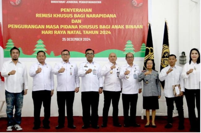Natal 2024: 4.248 Warga Binaan Sumut Peroleh Remisi