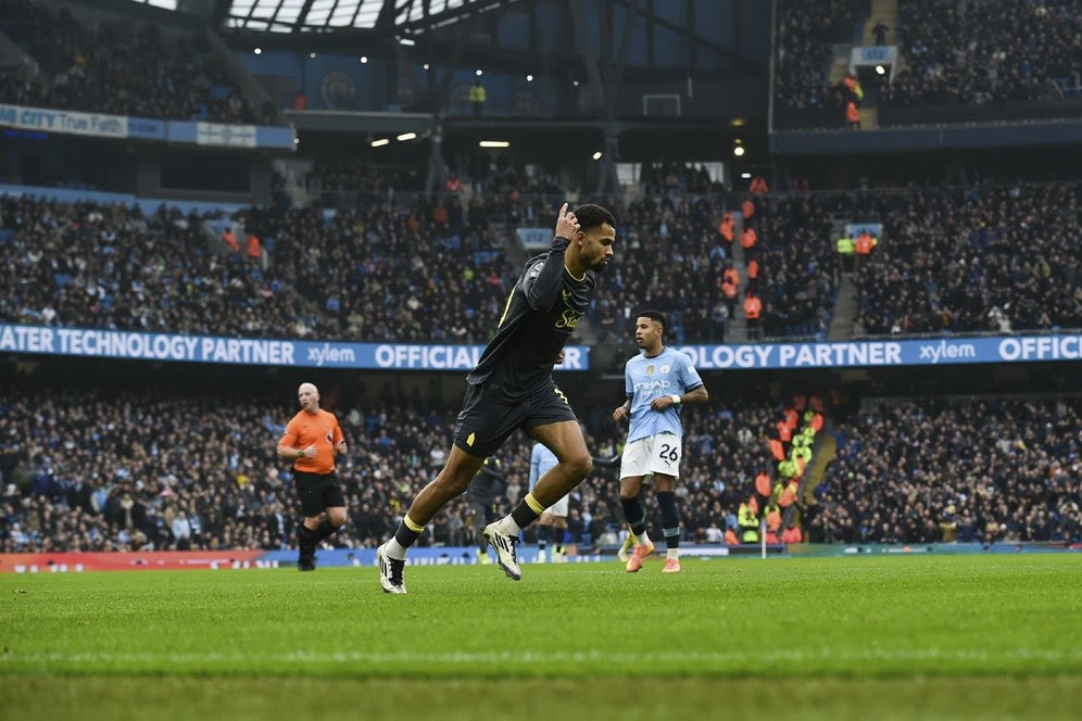 Manchester City Ditahan Imbang Everton, Penalti Haaland Gagal Jadi Penentu
