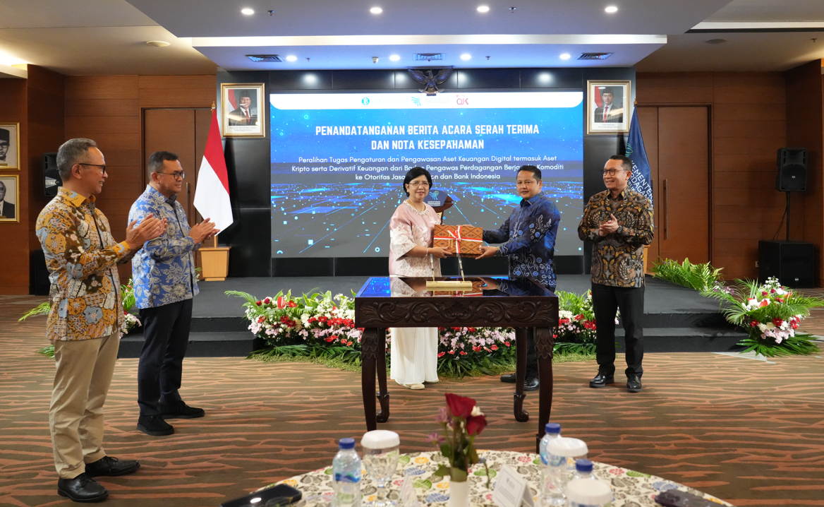 OJK dan BI Kini Atur Aset Kripto dan Derivatif Keuangan Setelah Bappebti Alihkan Tugas