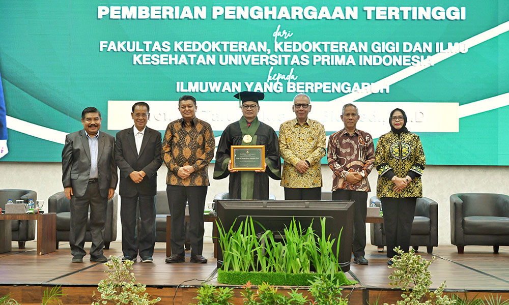 Pj Sekdaprov Sumut Dukung UNPRI Medan Berikan Penghargaan kepada Ilmuwan