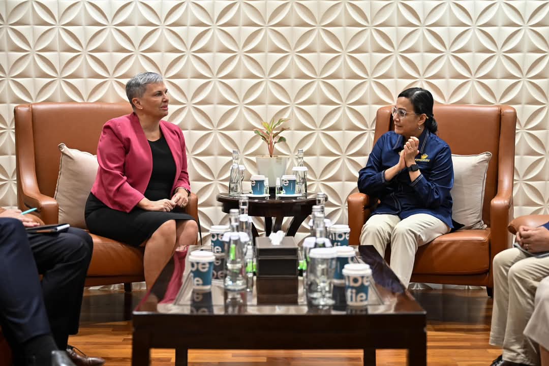 Dubes Australia Penny Williams Kunjungi Menteri Keuangan Sri Mulyani di Jakarta