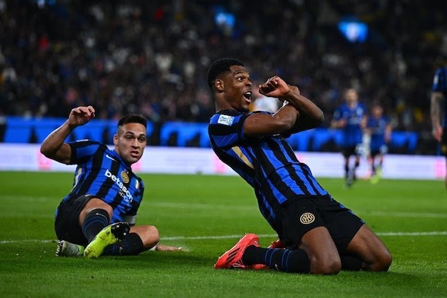 Denzel Dumfries Antar Inter Milan ke Final Supercoppa Italiana 2024