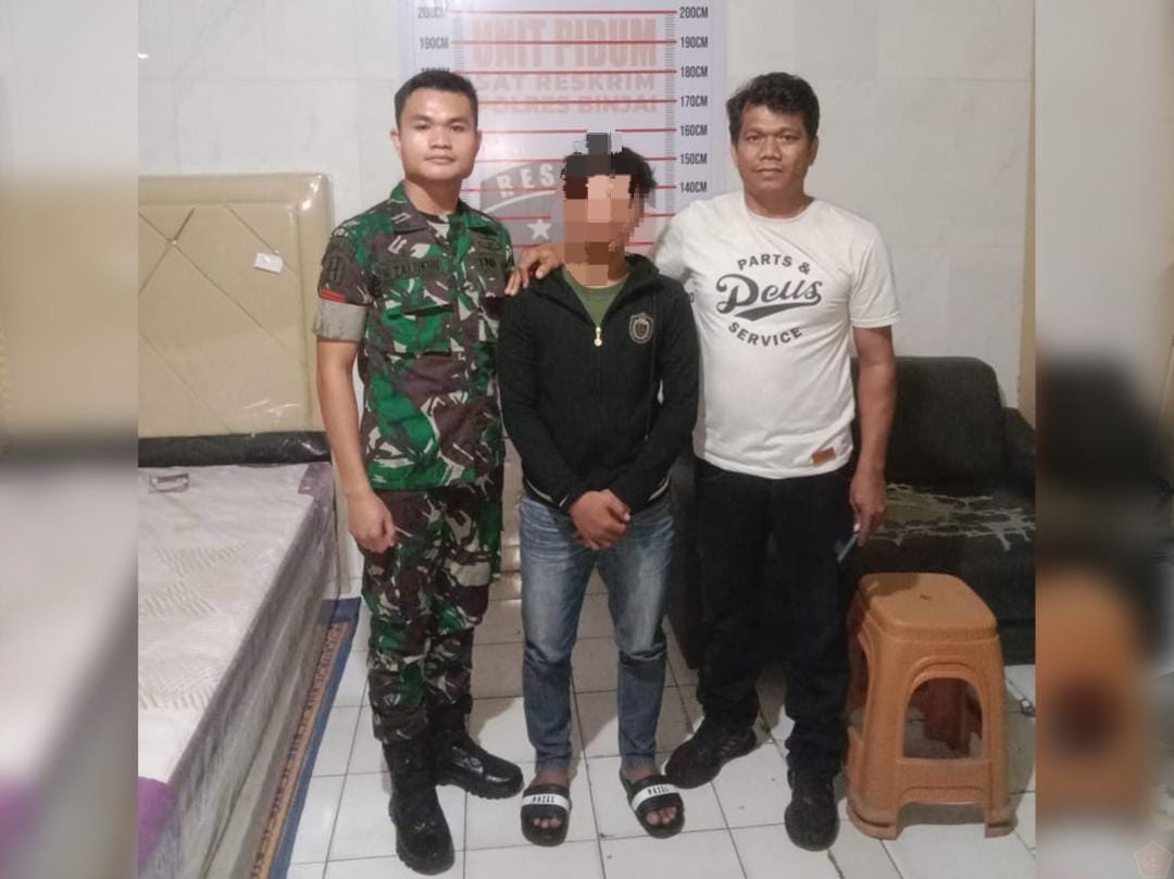 Kodam I/BB Tangkap Pelaku Begal di Binjai