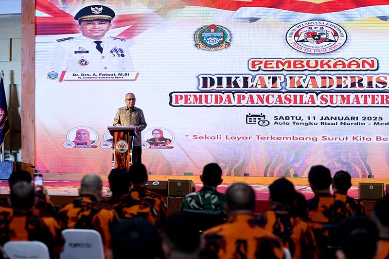 Pj Gubernur Sumut Fatoni Harapkan Diklat Kaderisasi MPW PP Sumut Tingkatkan Nasionalisme dan Gotong Royong