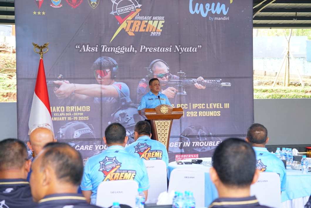 Korps Brimob Polri Gelar Kejuaraan Menembak Internasional Brimob Xtreme 2025