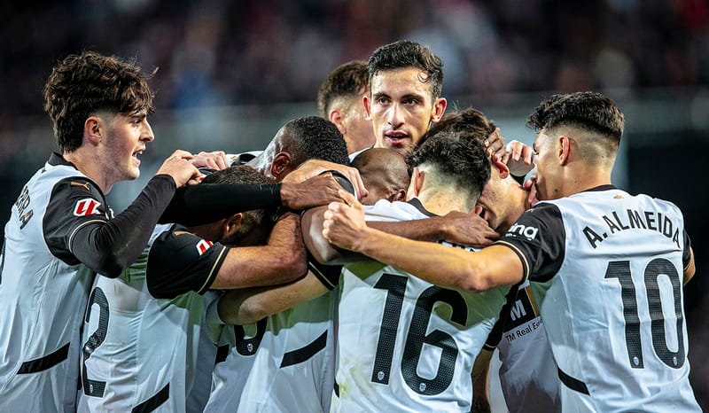 Valencia Raih Kemenangan Tipis 1-0 atas Real Sociedad di La Liga
