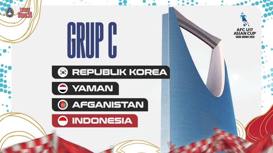 Hasil Drawing Piala Asia U-17 2025: Timnas Indonesia U-17 Masuk Grup Neraka