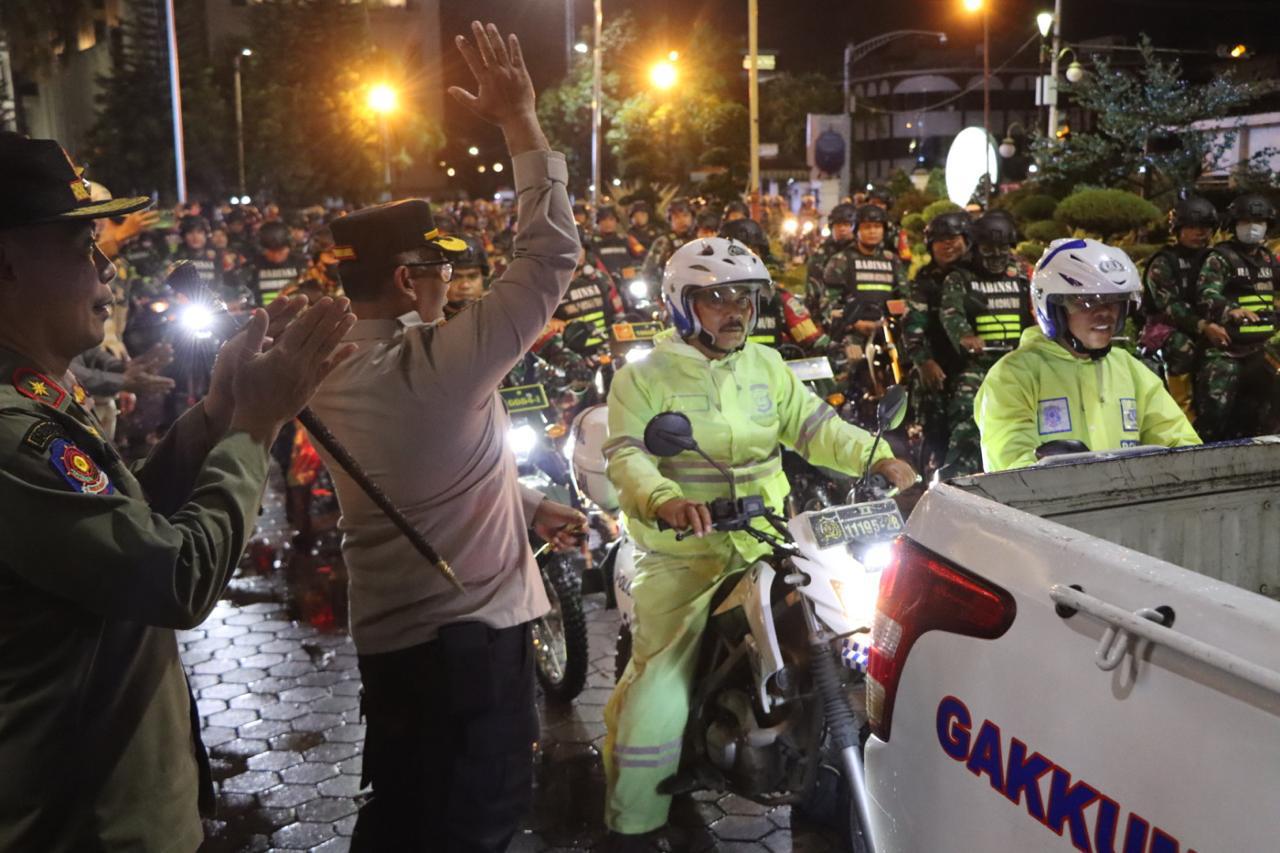 Seratusan Personel Gabungan Amankan Perayaan Malam Tahun Baru Imlek 2576 di Medan