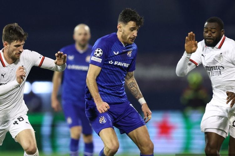 AC Milan Takluk dari Dinamo Zagreb, Gagal Lolos Langsung ke 16 Besar Liga Champions