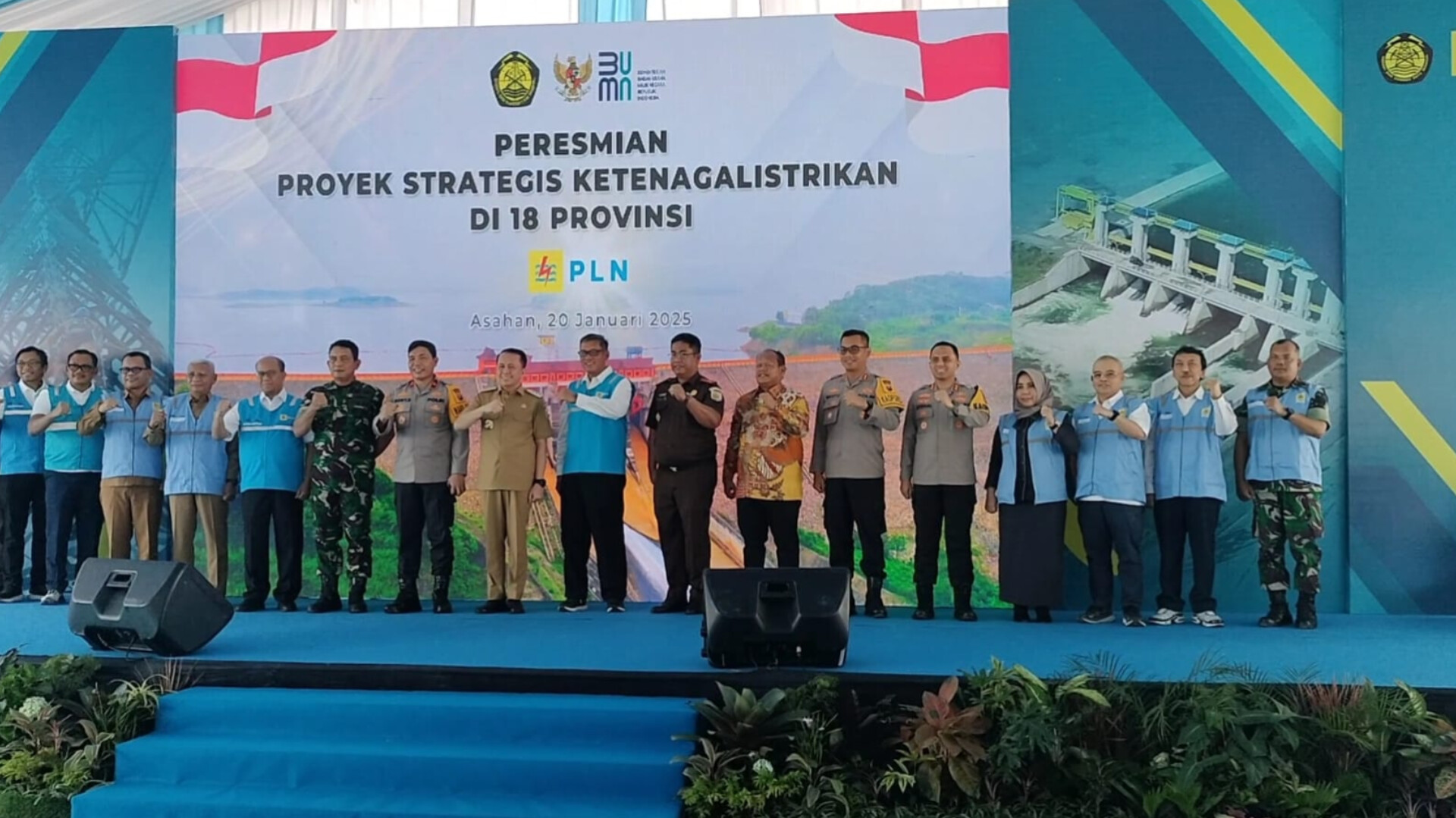 Presiden Prabowo Resmikan 37 Proyek Listrik di 18 Provinsi, Termasuk PLTA Asahan 3 di Sumut