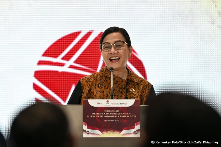 Optimisme Menkeu Terkait APBN Kuat dan Ekonomi Tangguh di Pembukaan Perdagangan BEI 2025