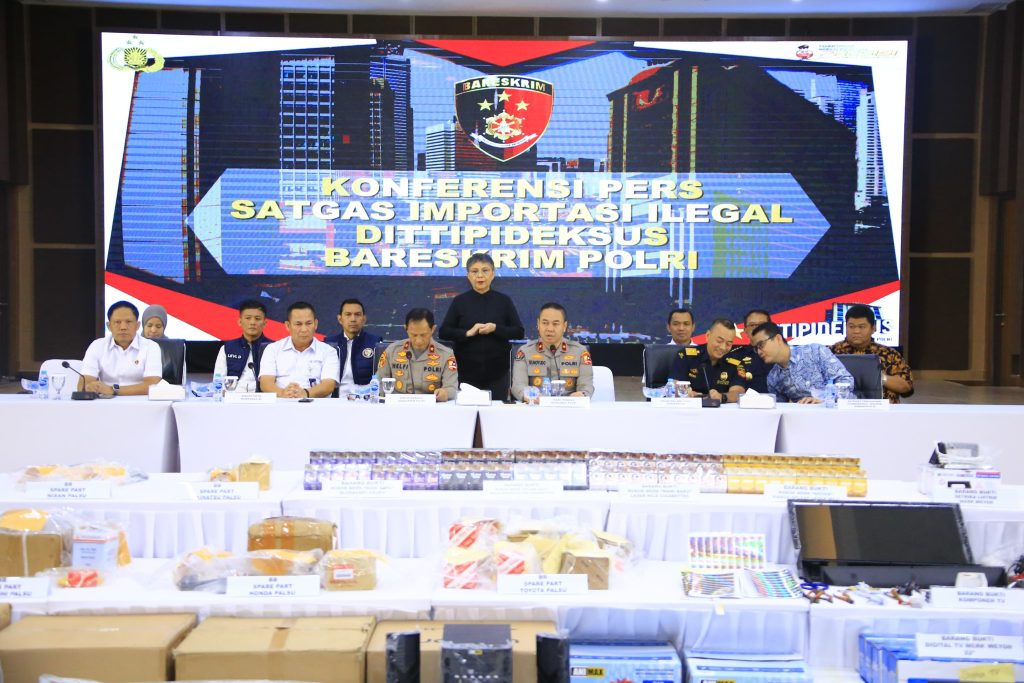 Bareskrim Polri Ungkap Empat Kasus Penyelundupan, Kerugian Negara Capai Rp64,2 M