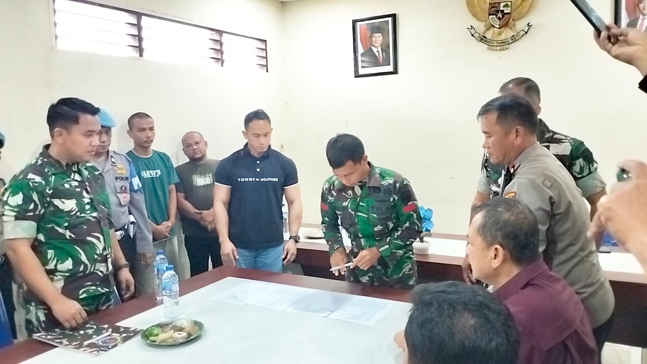 Kasus Pengeroyokan di Desa Durin Simbelang Berakhir Damai