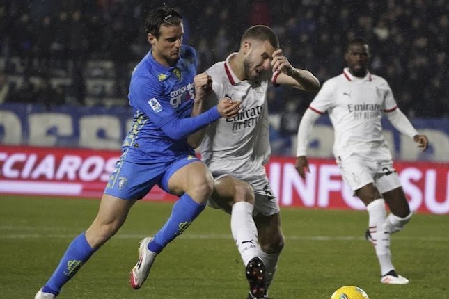 AC Milan Kalahkan Empoli 2-0, Leao dan Gimenez Jadi Pahlawan