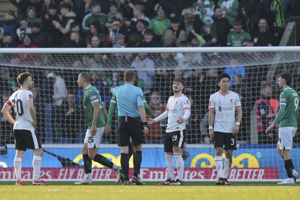 Liverpool Tersingkir dari Piala FA Usai Dikalahkan Plymouth Argyle
