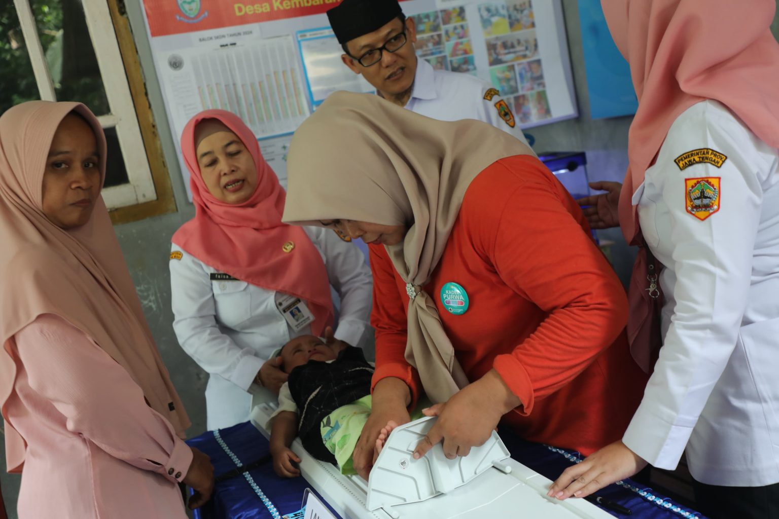 Tangis Anak-anak Iringi Kegiatan Posyandu di Purbalingga, Pencegahan Stunting Makin Baik
