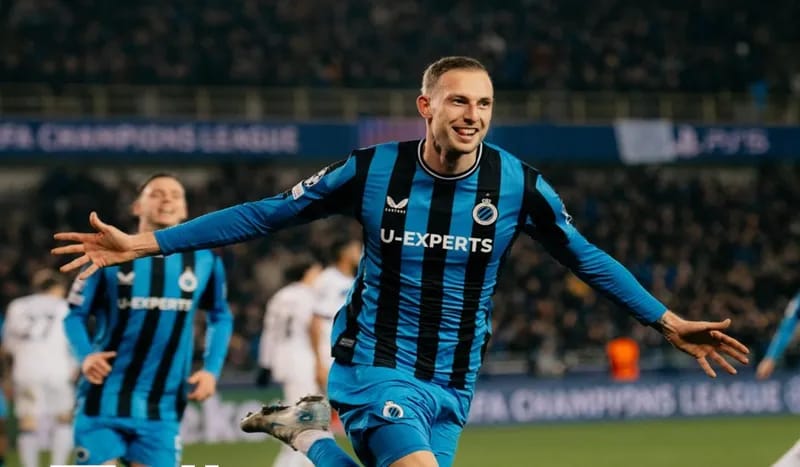 Club Brugge Kalahkan Atalanta 2-1 di Leg Pertama Playoff Liga Champions