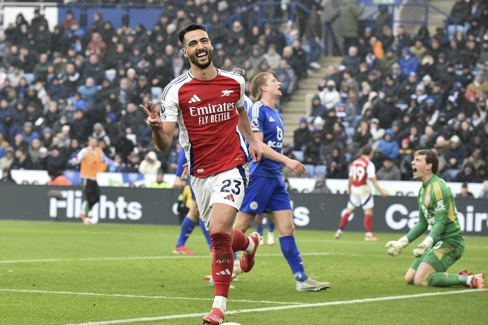 Arsenal Taklukkan Leicester 2-0, Mikel Merino Jadi Pahlawan