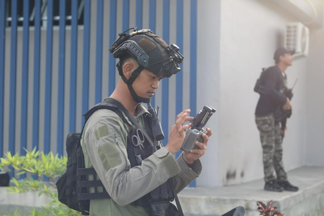 Satgas Ops Damai Cartenz 2025 Gelar Patroli Udara di Yalimo untuk Jaga Keamanan