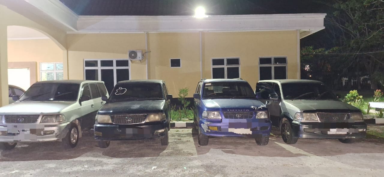 Polres Simalungun Sita Empat Mobil Kijang Kapsul dalam Kasus Penipuan dan Penggelapan