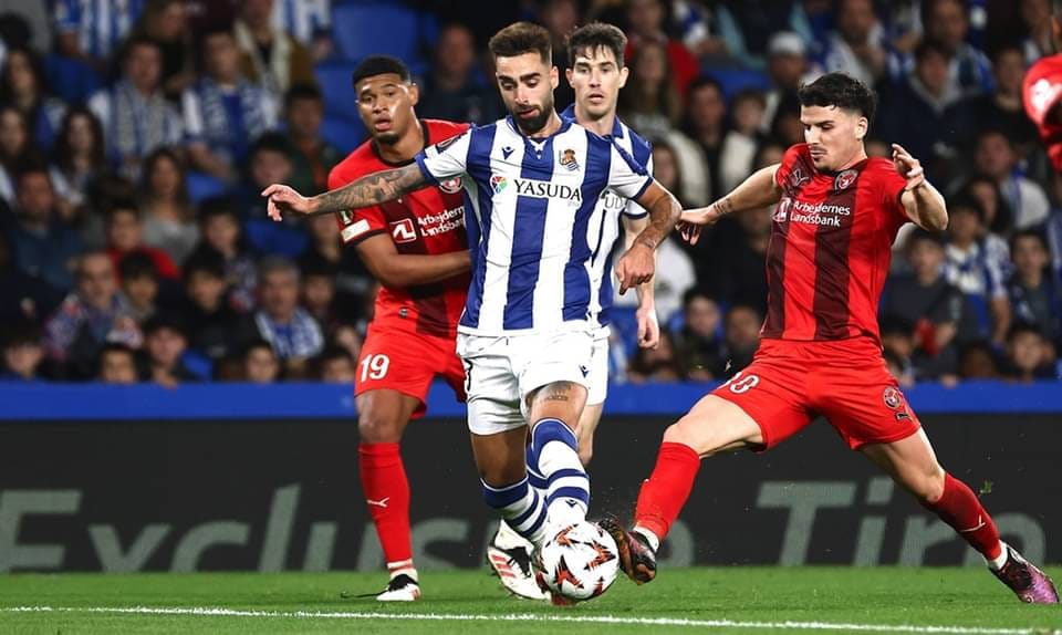 Real Sociedad Lolos ke 16 Besar Liga Europa Usai Kalahkan Midtjylland 5-2