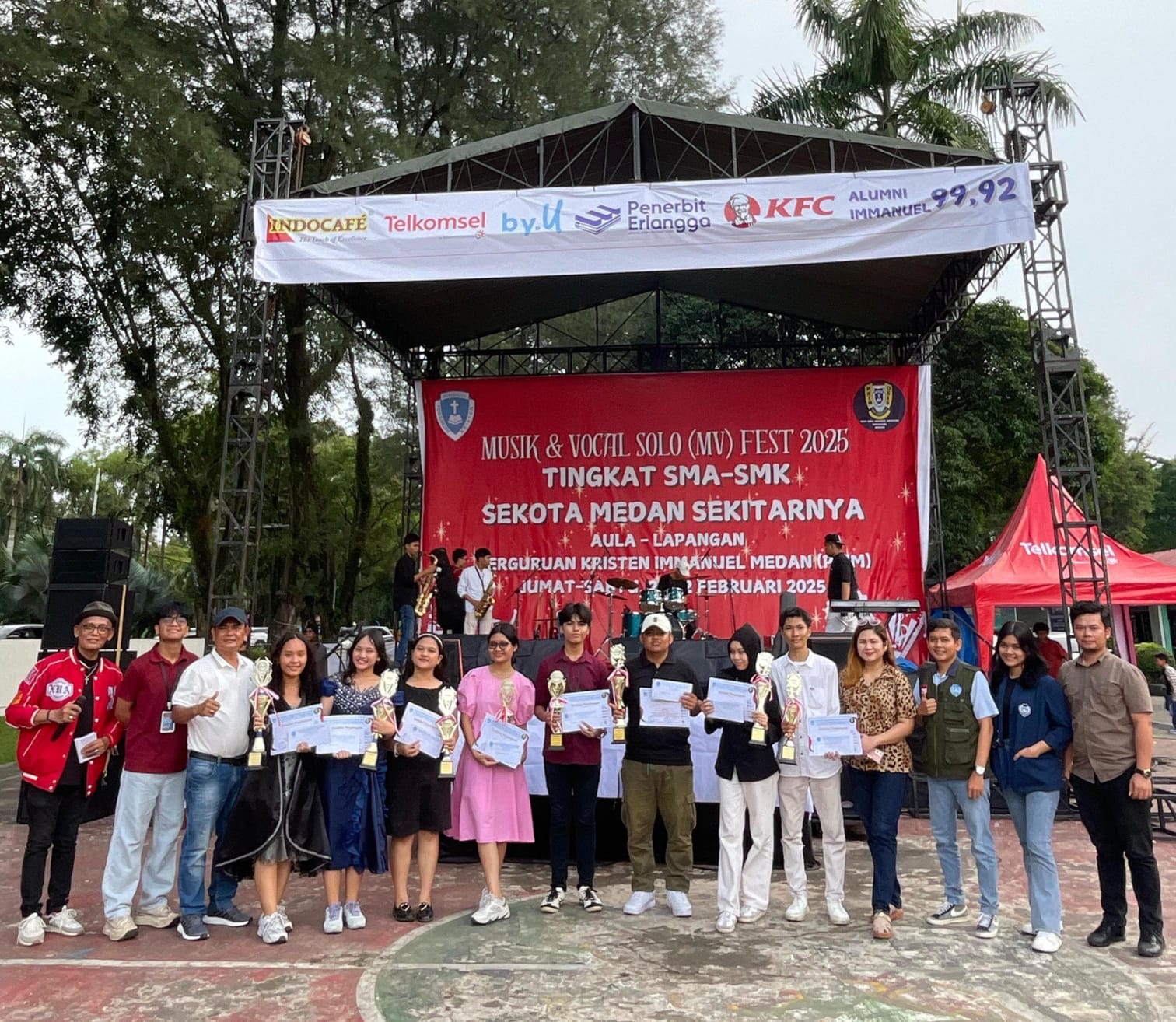 MV Fest SMA Kristen Immanuel Medan 2025, Kompetisi Musik dan Vokal yang Memukau