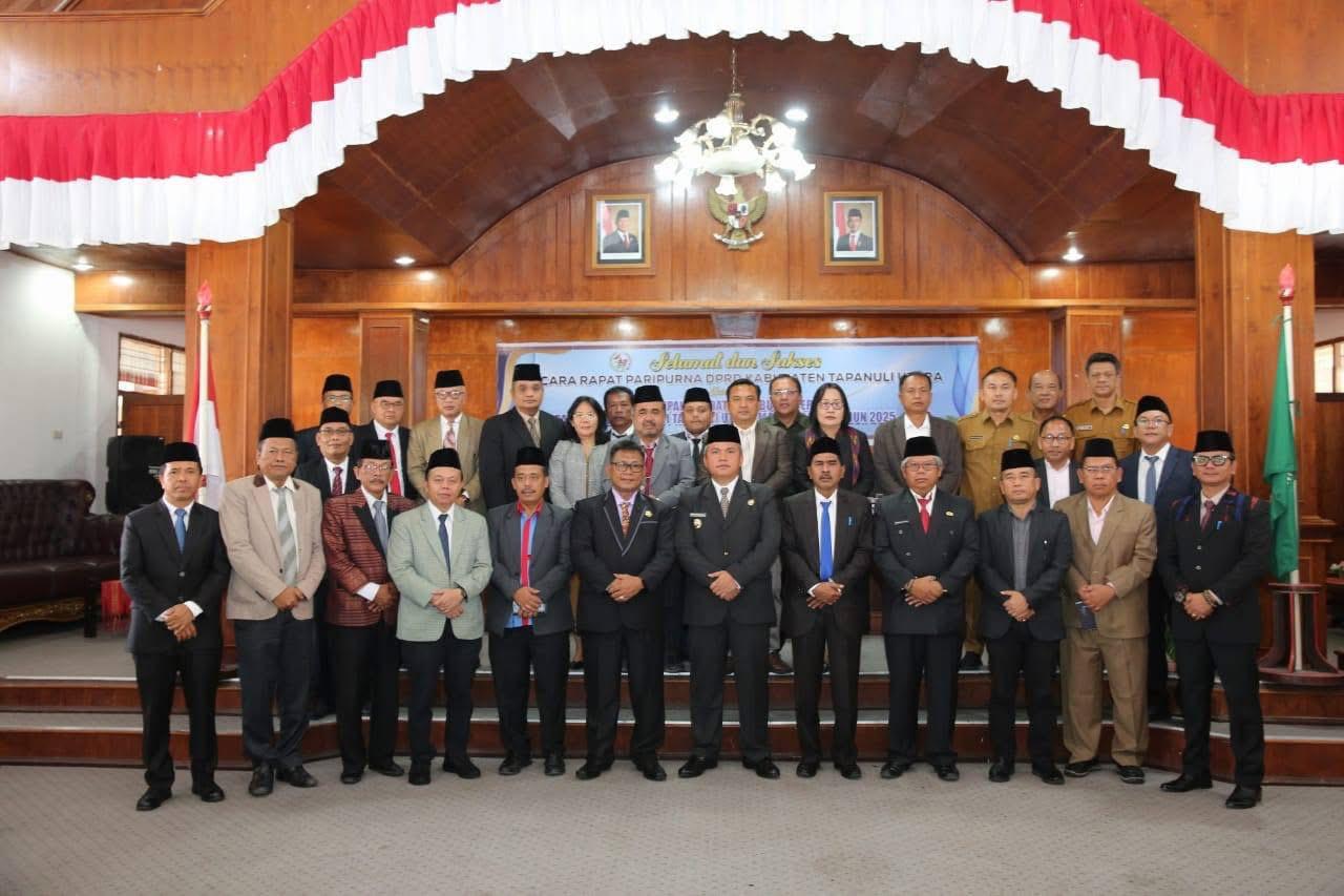 Sambutan Pertama Bupati dan Wakil Bupati Tapanuli Utara Masa Jabatan Tahun 2025-2030, Tidak Ada Lagi Perbedaan 01 dan 02 Mari Kita Bersinergi