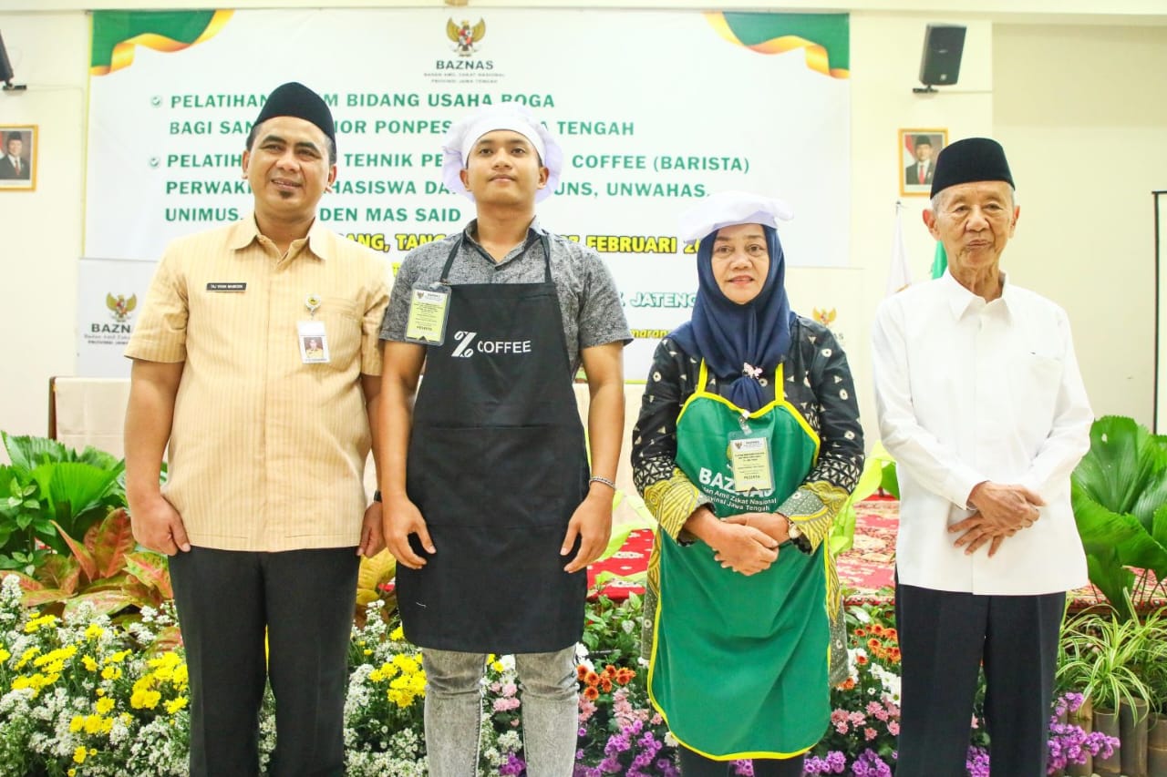 Santri dan Mahasiswa di Jateng Dilatih Keterampilan Boga dan Barista untuk Pengentasan Kemiskinan