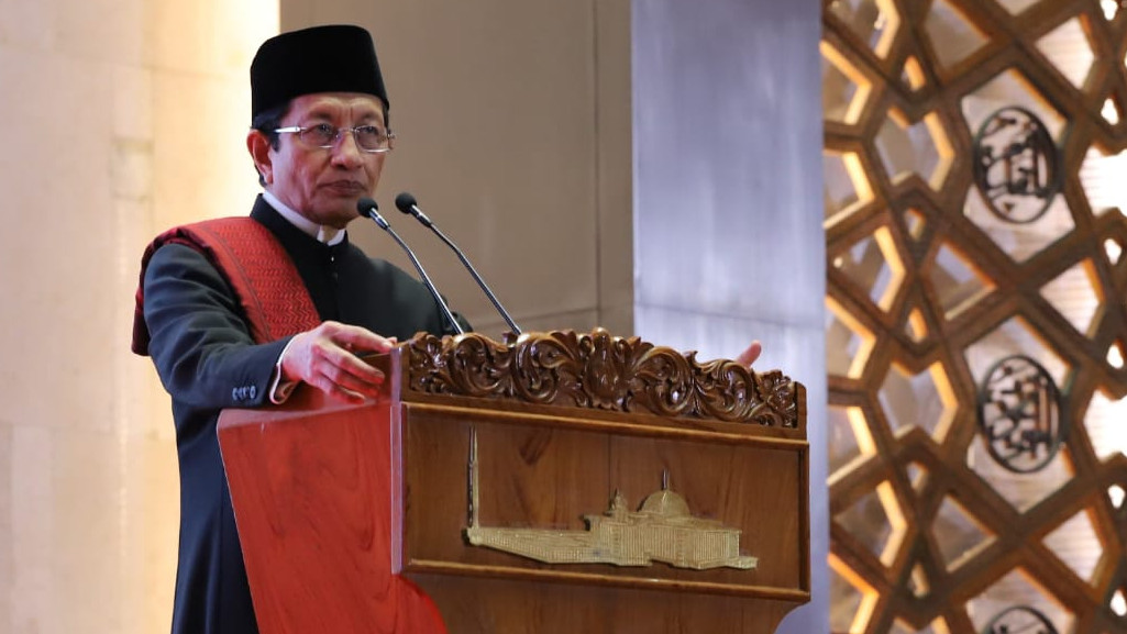 Menag di Gema Takbir Nasional: Masjid Menjadi Pusat Kemanfaatan Umat