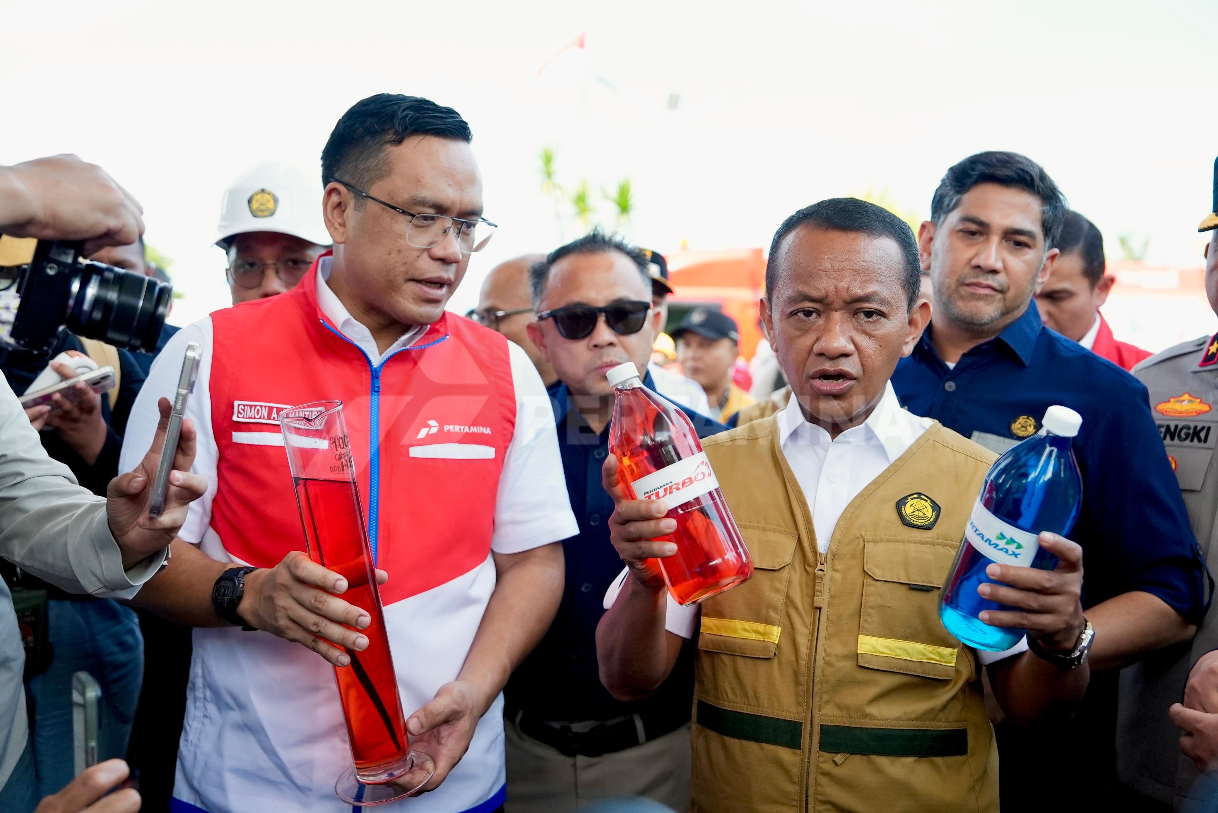 Menteri ESDM dan Dirut Pertamina Cek Pasokan BBM dan LPG di Banten, Pastikan Mudik Lancar