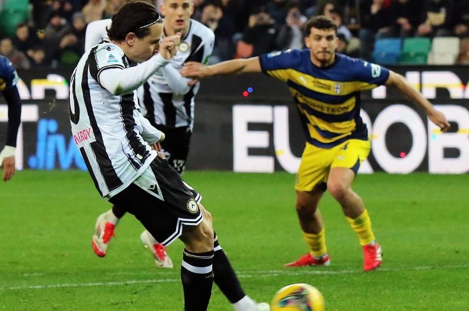 Udinese Kalahkan Parma 1-0, Thauvin Jadi Penentu Lewat Penalti