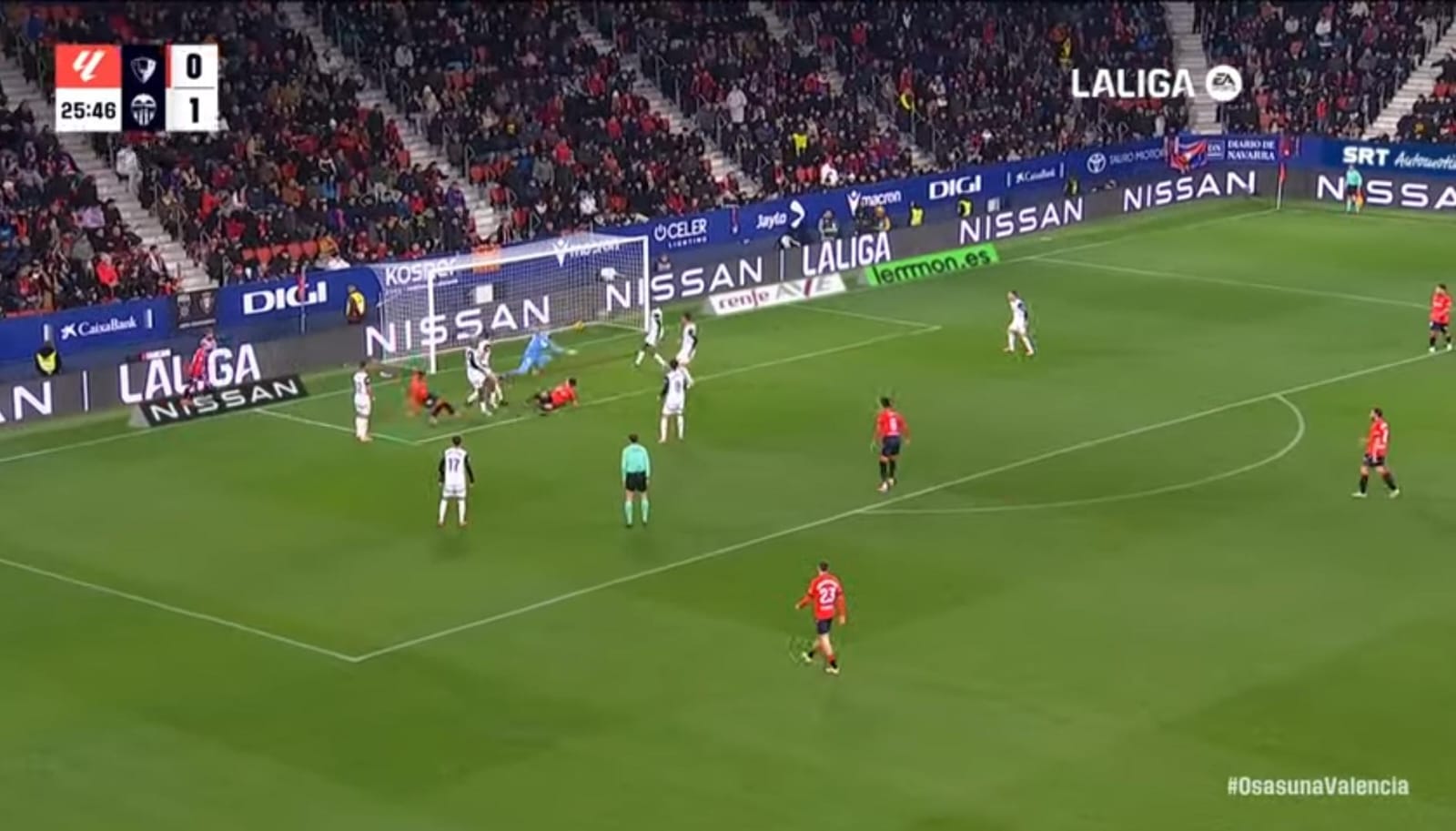 Duel Sengit di El Sadar: Osasuna dan Valencia Berbagi Poin Usai Hasil Imbang 3-3