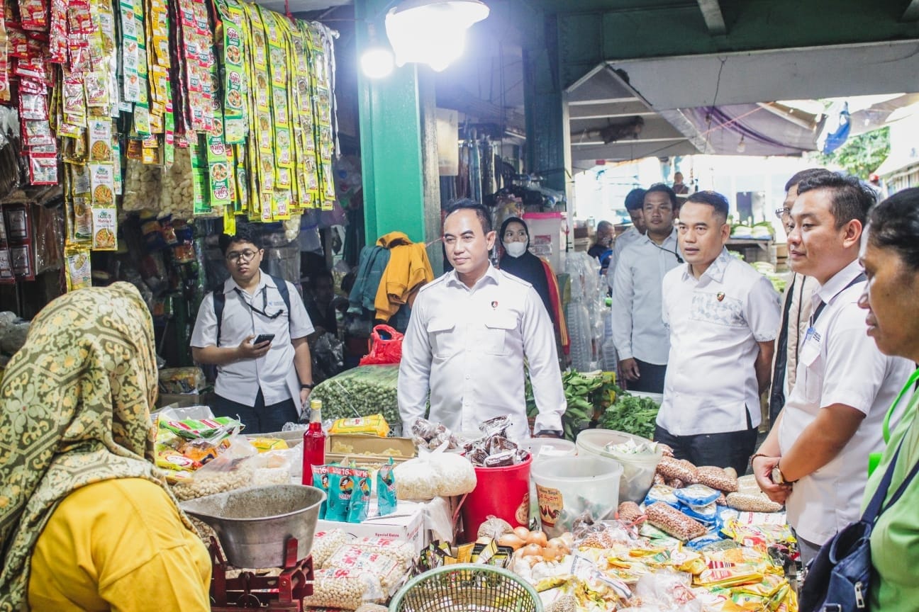 Antisipasi Lonjakan Harga, Satgas Pangan Polri Sidak Pasar Tradisional Jakarta
