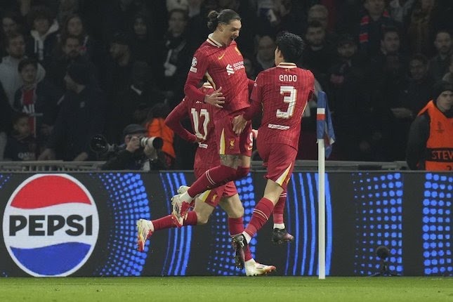 Liverpool Kejutkan PSG, Menang 1-0 di Parc des Princes Berkat Gol Harvey Elliott