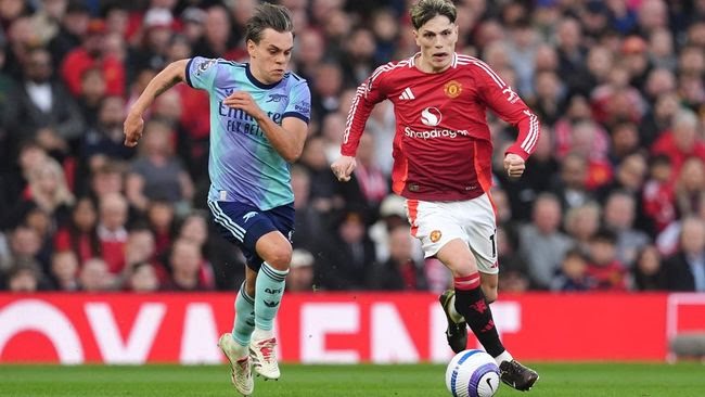 Manchester United vs Arsenal Berakhir Imbang 1-1, Duel Sengit di Old Trafford