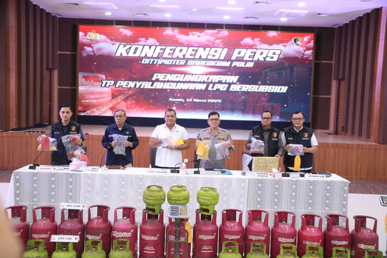 Bareskrim Polri Ungkap Kasus Penyalahgunaan LPG Subsidi di Beberapa Wilayah