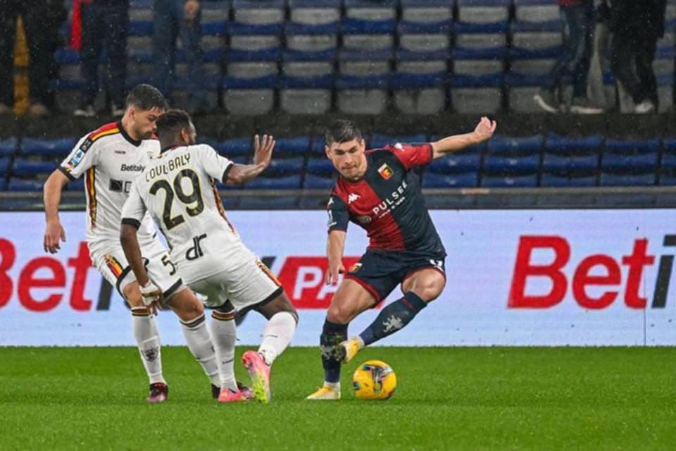 Genoa Kalahkan Lecce 2-1, Fabio Miretti Jadi Pahlawan Kemenangan