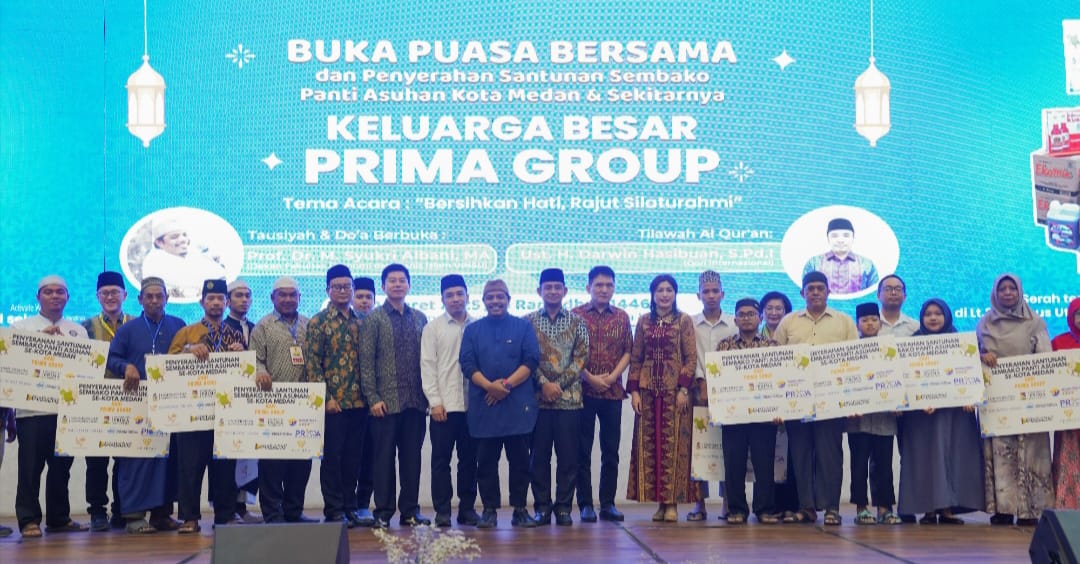 Keluarga Besar Prima Group Buka Puasa Bersama Anak Panti Asuhan, Rektor UNPRI: Ini Wadah Pererat Persaudaraan dan Kebersamaan