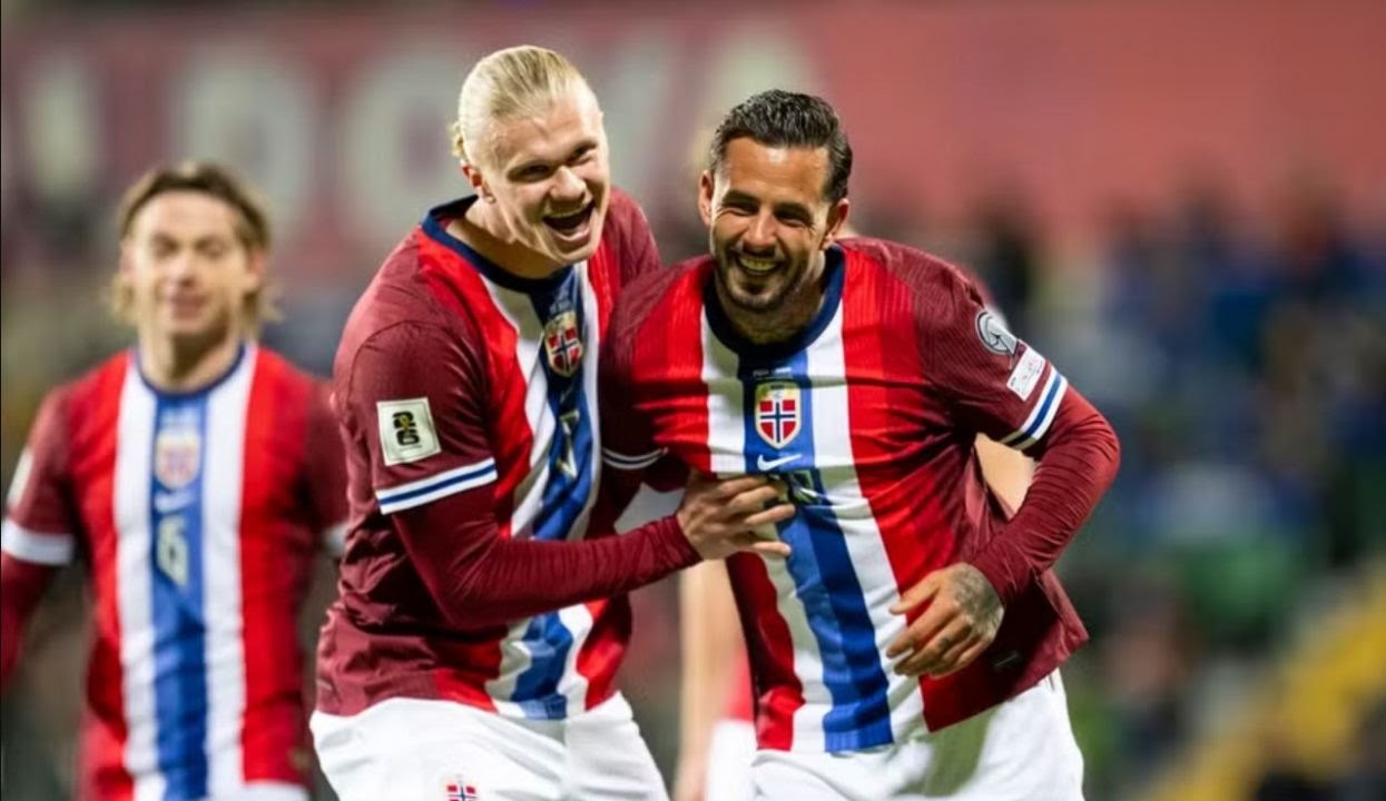 Norwegia Pesta Gol ke Gawang Moldova, Haaland Catatkan Rekor Baru