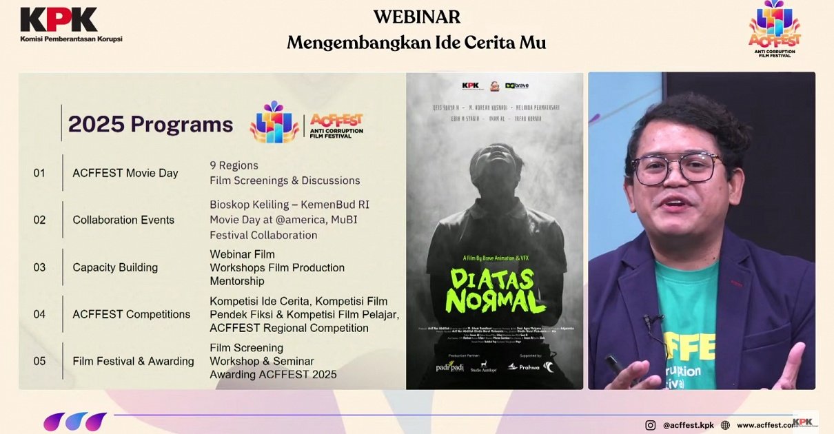 ACFFEST 2025: Membangun Kesadaran Antikorupsi Lewat Layar Lebar