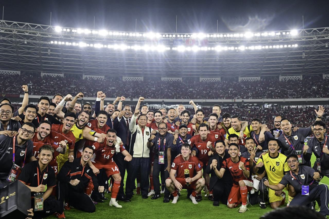 Presiden Prabowo Apresiasi Perjuangan Timnas Indonesia Usai Kalahkan Bahrain 1-0