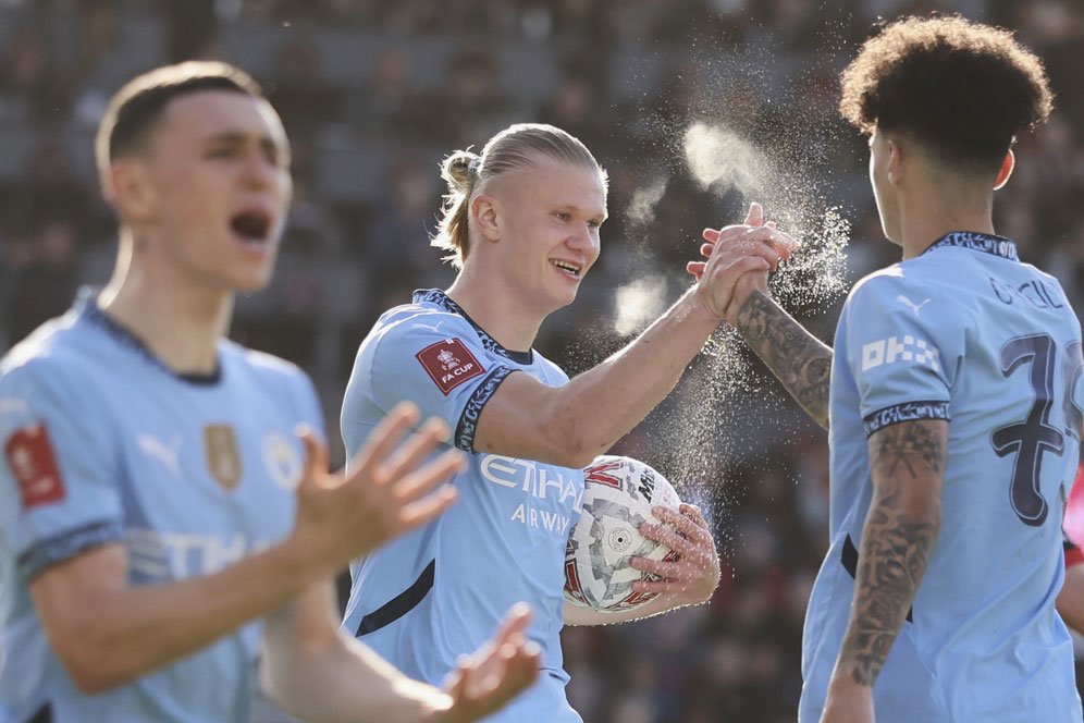 Manchester City Lolos ke Semifinal Piala FA 2024/2025 Setelah Kalahkan Bournemouth