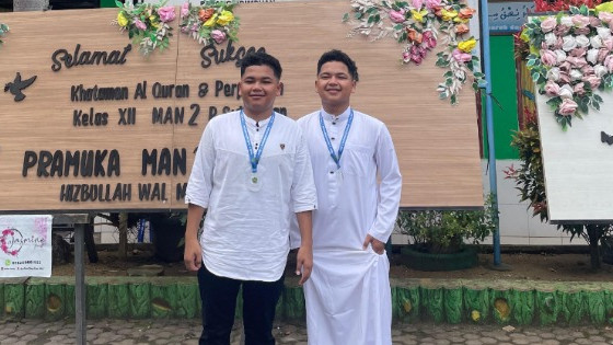Siswa Kembar MAN 2 Padangsidimpuan, Ihsan dan Irsan Diterima di UI dan UM Lewat Jalur SNBP