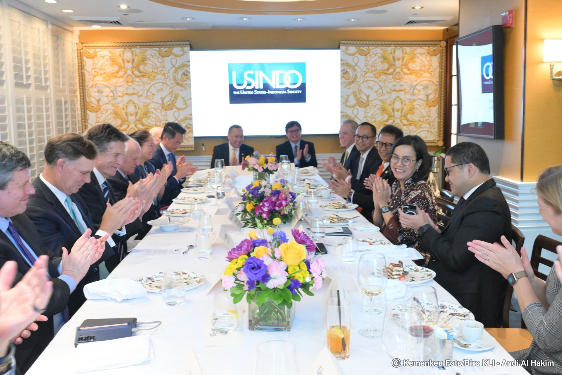 Menkeu dan USINDO Gelar Pertemuan di Washington DC, Bahas Ekonomi Global