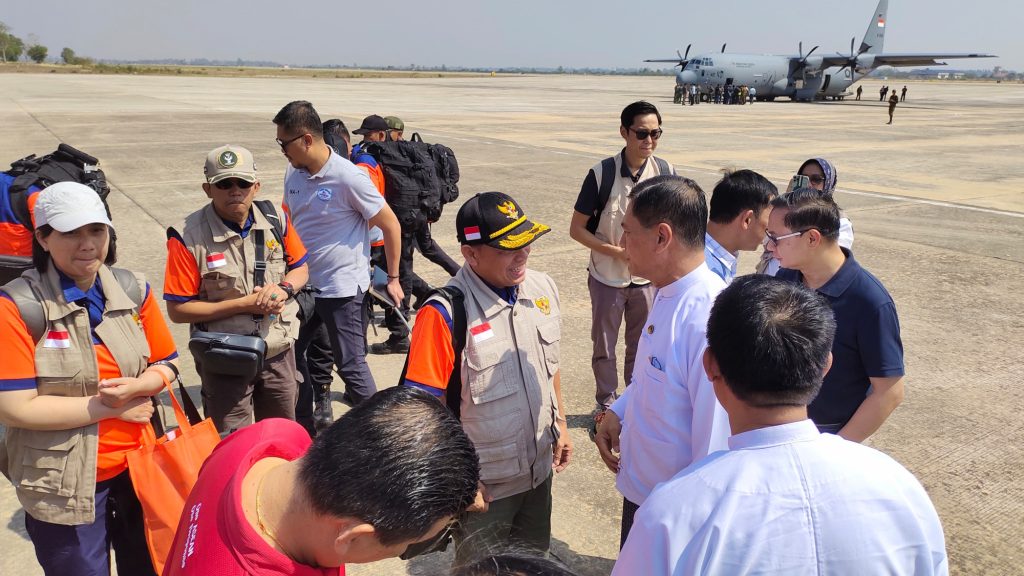 Bantuan Kemanusiaan Indonesia untuk Myanmar Tiba