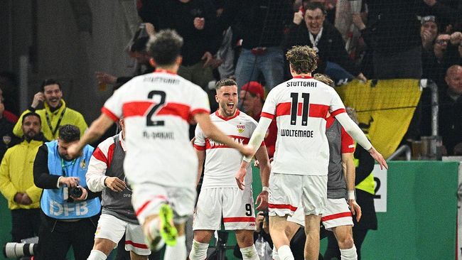 VfB Stuttgart Melaju ke Final DFB-Pokal 2024/2025 Setelah Kalahkan RB Leipzig 3-1