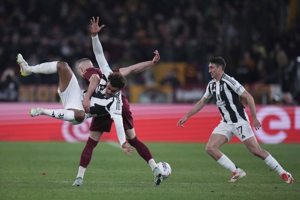 Roma Tahan Imbang Juventus 1-1 di Olimpico, Duel Ketat Warnai Pekan ke-31 Serie A
